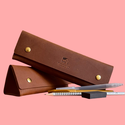 HEIRLOOM LEATHER PENCIL CASE