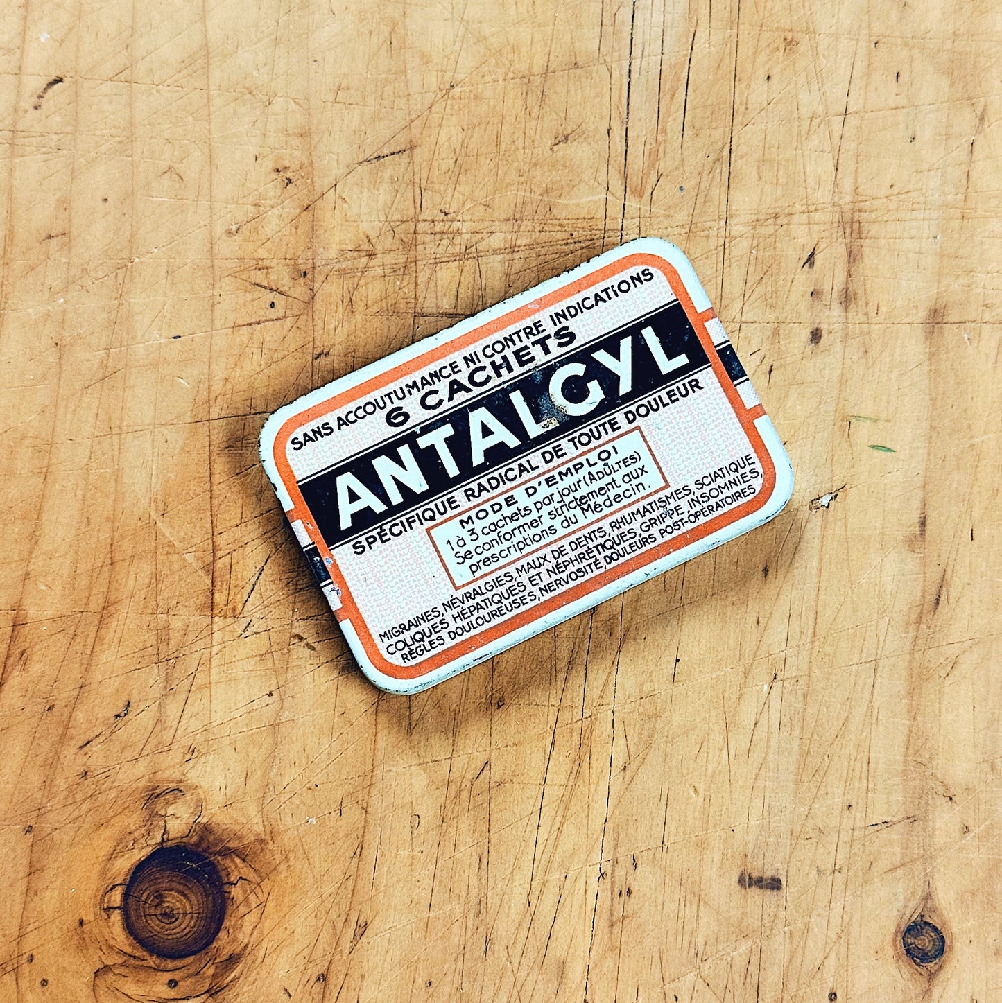 ANTALGYL VINTAGE PARISIAN TIN & CUSTOM PANS