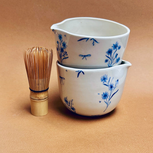 HAND-PAINTED MATCHA BOWLS