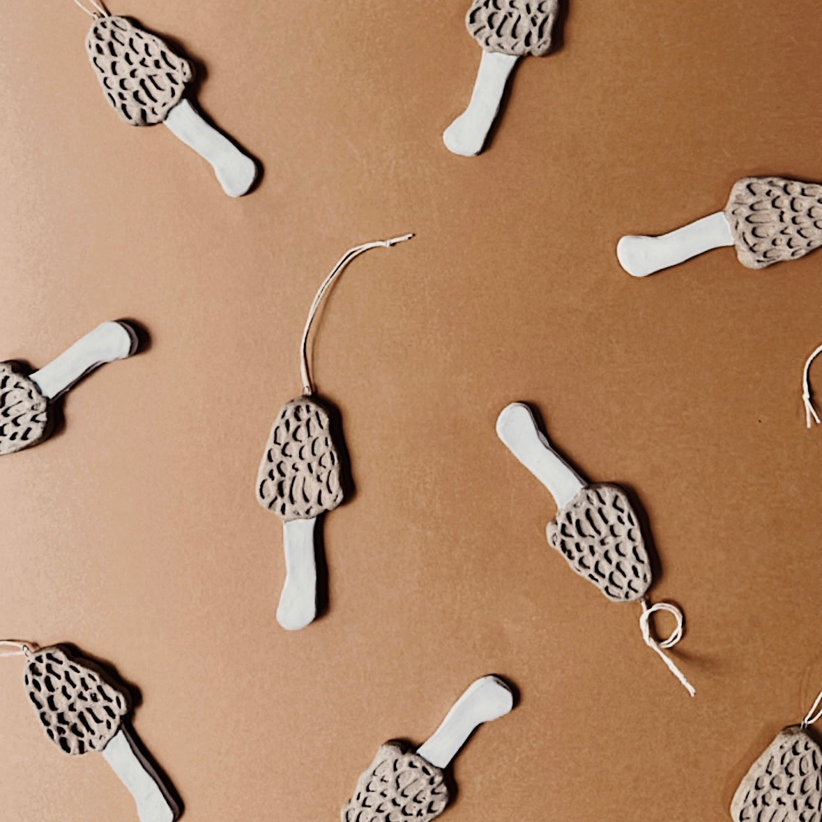 MOREL MUSHROOM ORNAMENT - SUGARHOUSE CERAMIC CO.