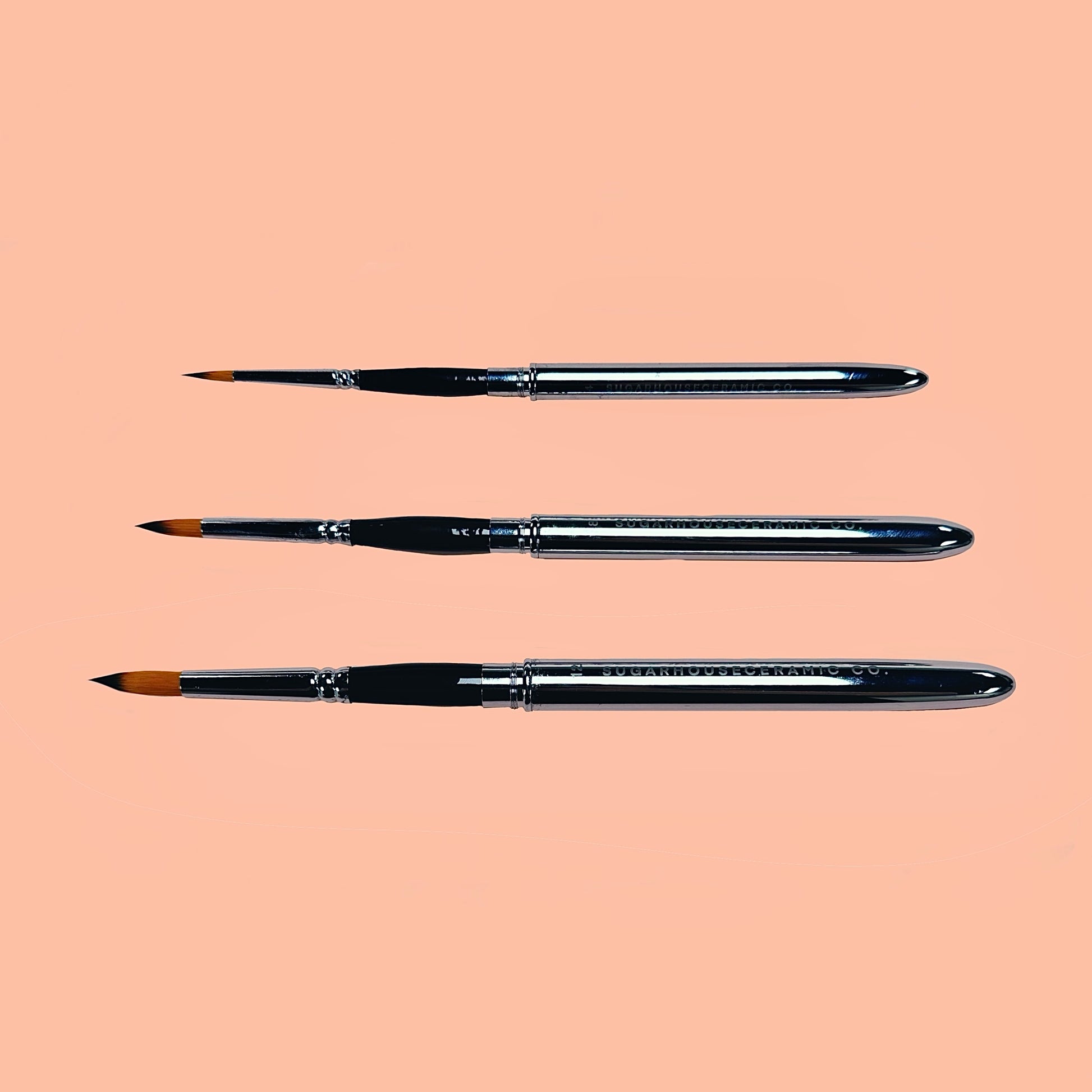 COLLAPSIBLE TRAVEL PAINTBRUSHES - SUGARHOUSE CERAMIC CO.