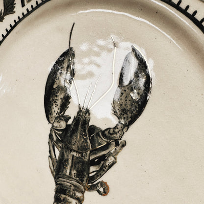 HAND-PAINTED LOBSTER HEIRLOOM PLATTER