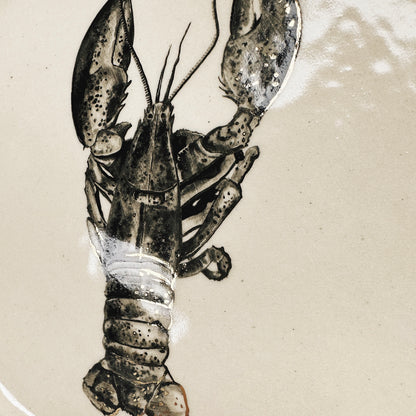 HAND-PAINTED LOBSTER HEIRLOOM PLATTER