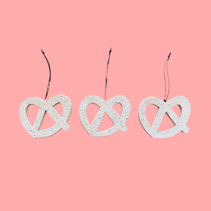 SALTED PRETZEL ORNAMENT - SUGARHOUSE CERAMIC CO.