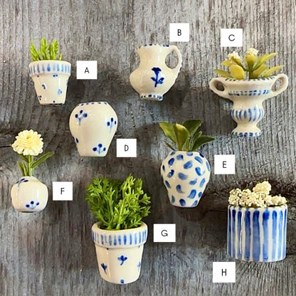 MINIATURE BUD VASE MAGNETS
