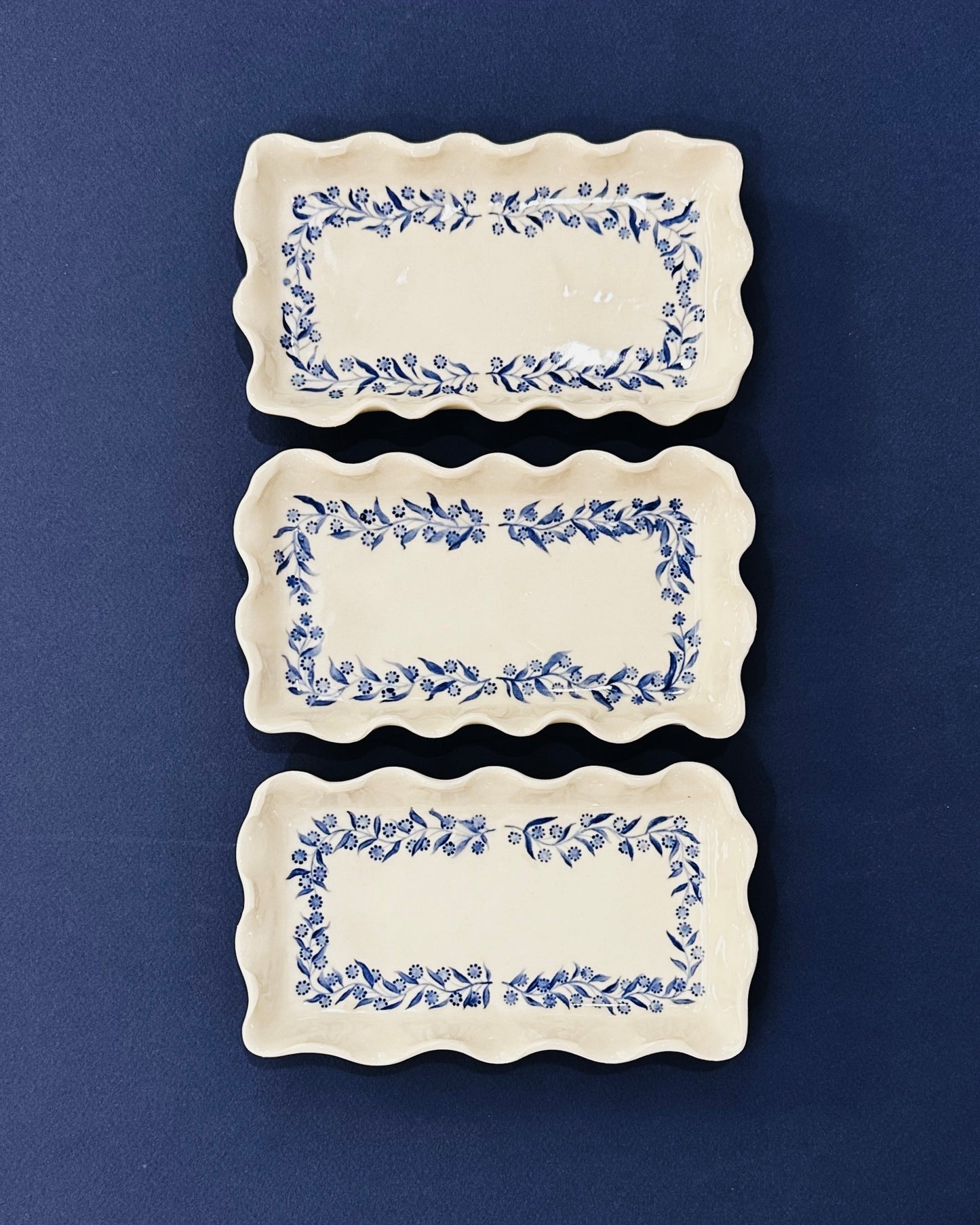 HAND-PAINTED TRINKET TRAYS