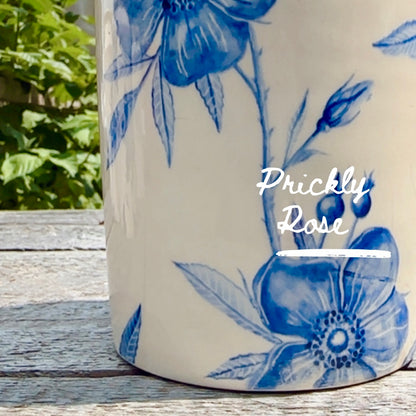 ORIGINAL HAND-PAINTED FLOWER CROCKS -SERIES OF 12