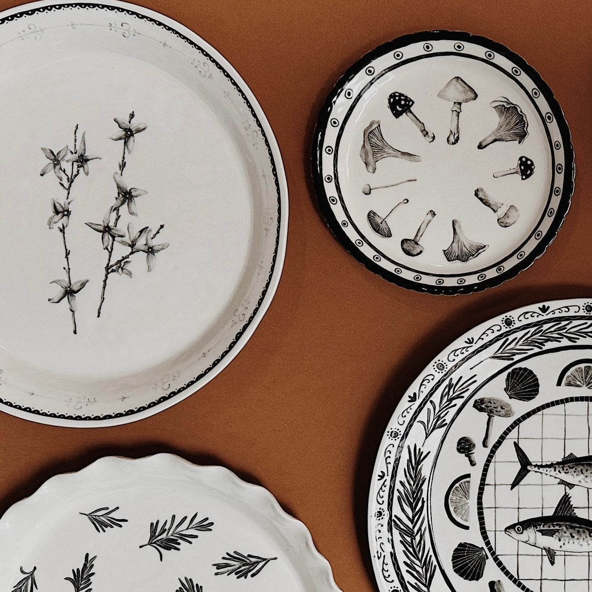 PAINT YOUR OWN MUSHROOM/BOTANICAL HEIRLOOM PLATE | APRIL 19 • 1-4PM - SUGARHOUSE CERAMIC CO.