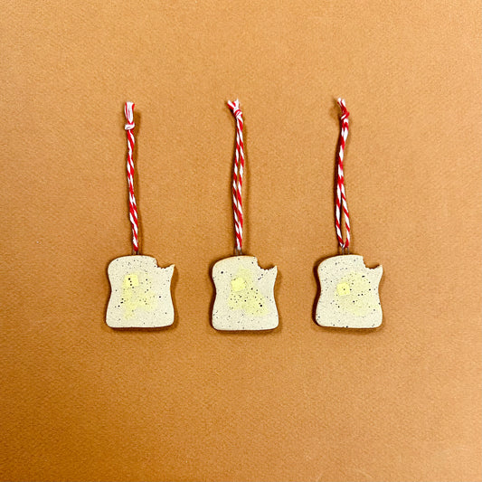 BUTTERED TOAST ORNAMENT