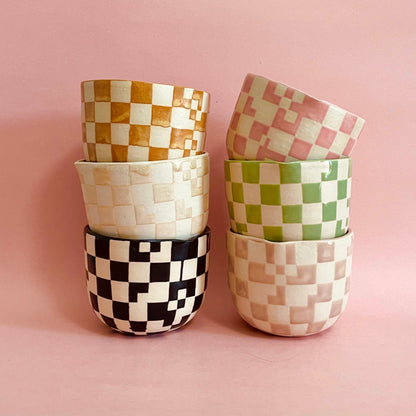 CHECKERED MATCHA BOWL
