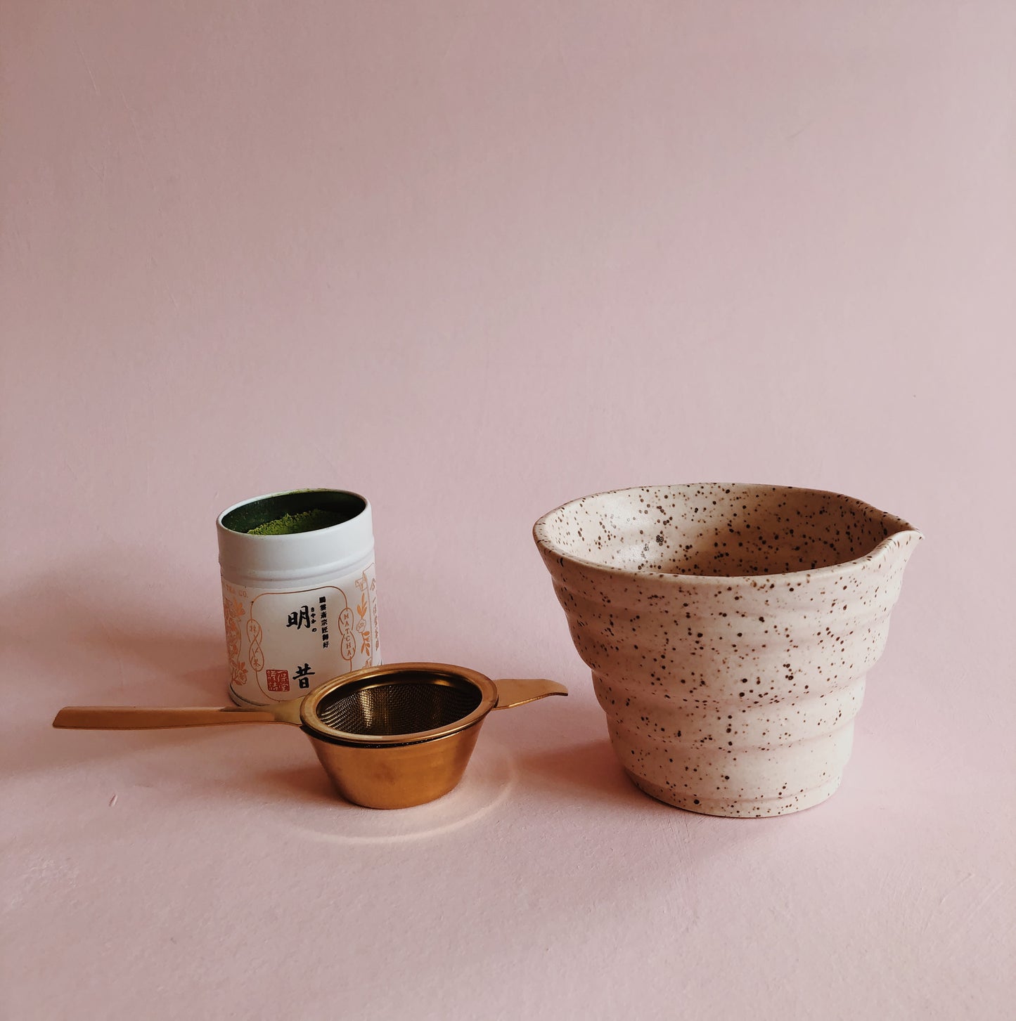 GOLD MATCHA SIFTER - SUGARHOUSE CERAMIC CO.