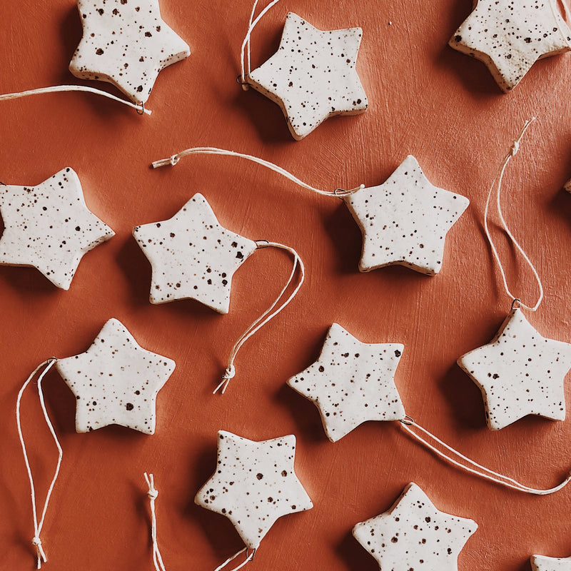 SPECKLED STAR ORNAMENT